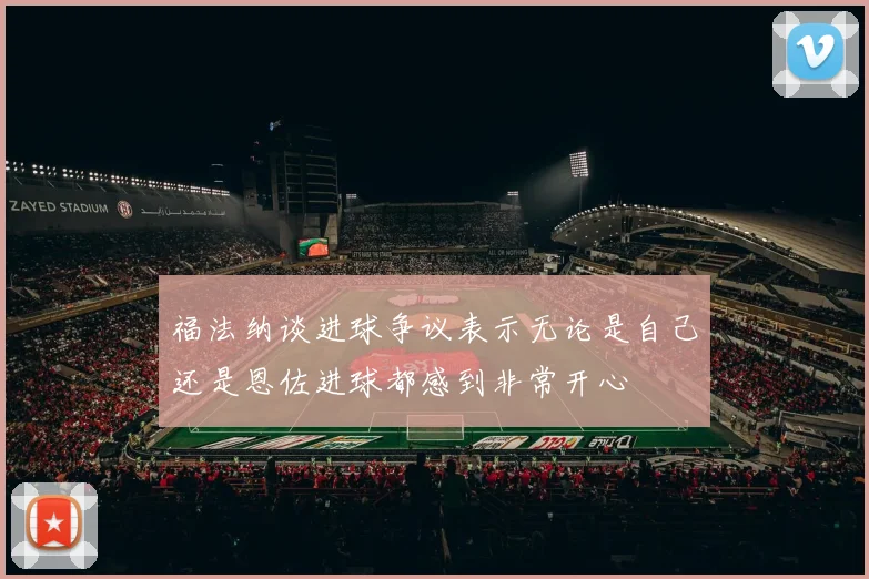 福法纳谈进球争议表示无论是自己还是恩佐进球都感到非常开心